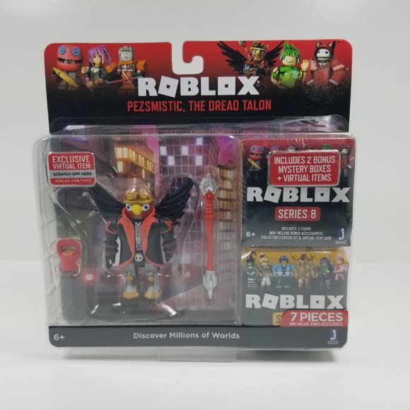 ROBLOX: PEZSMISTIC, THE DREAD TALON ACTION FIGURE! NEW! (SERIES 8) JAZWARES - Picture 2 of 12